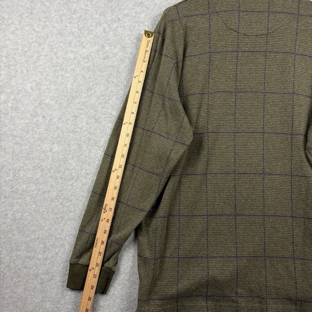 Polo Golf Ralph Lauren Sweater Men Large Houndstooth Pima Cotton Alpaca 1/4 Zip